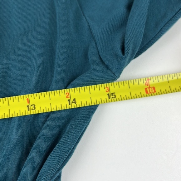 NWT C'est Moi Bamboo Crossover Wrap Teal Bodysuit OS - Picture 4 of 6